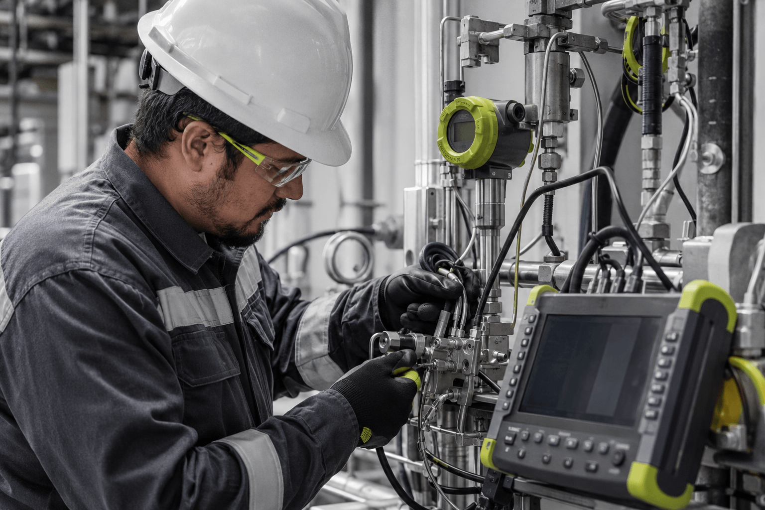 Diagnóstico en tablero industrial